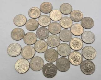 1506 31 Kennedy Half Dollars