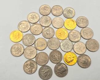 1518 30 Kennedy Half Dollars, 337.8g