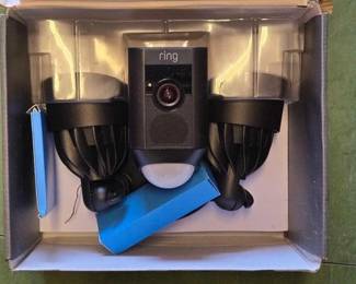 6056  Ring Black Floodlight Camera 