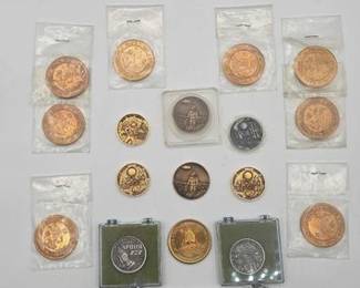 1754 20 Apollo 11, 12 13 Tokens