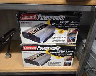 5132 2 Coleman Powermate 2000 Watt Inverter