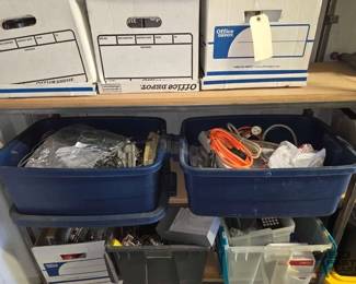 5098  Phones, Charger, Lanterns, Labeler, Extension Cord, Bondo GlazingSpot Putty, Video Cable And More 