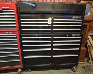 6074  Craftsman TwoPiece Rolling Tool Box 