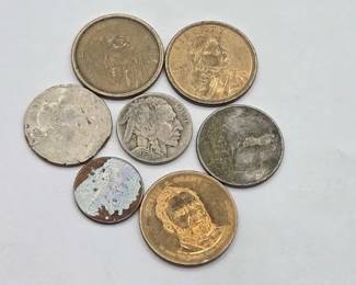 1508 7 U.S. Coins