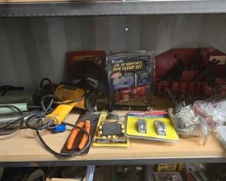 5108 Jig Saw, Heat Gun, Pipe Clamp Set, Rope Pulley More