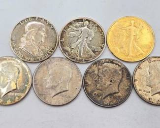 1406 7 90 Silver Coins, 87.3g