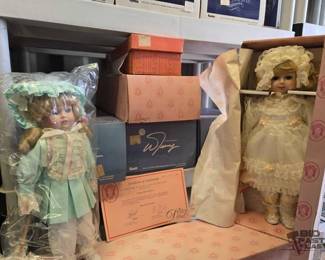 7566  Porcelain Dolls 