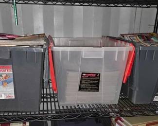 5082 3 Totes of Play Boy Magazines