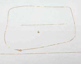 806  10k Gold Broken Chain, 1.6g 
