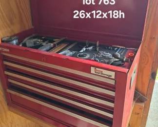 Craftsman tool box and tools