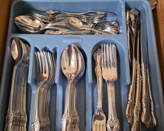 Reed and Barton heavy stainless set