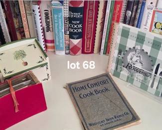 Vintage and newer cookbooks