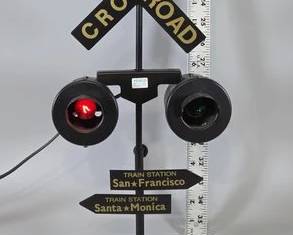 Novelty railroad light lamp