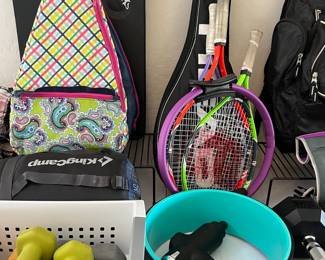 Pickleball Paddles, Hand Weights, etc.