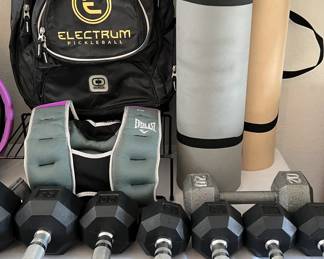 Workout Equipment...Weights, Mats, Electrum