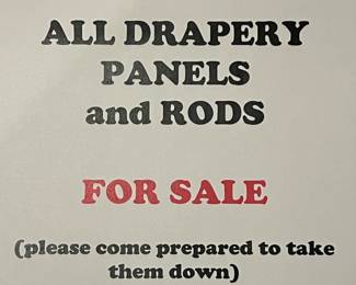 Drapery Panels and Rods