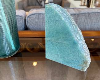 Amazonite Quartz Bookends