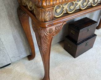 Ornate Carved Console Table