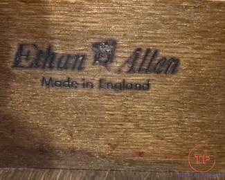 ETHAN ALLEN Carved Cupboard / Sideboard