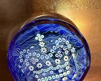 Murano Style Millefiori Paperweight
