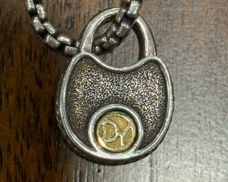 DAVID YURMAN Sterling SILVER with 18KT GOLD Necklace