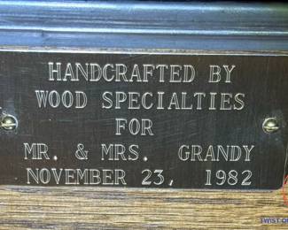 Handcrafted Wood Desk
