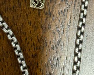 DAVID YURMAN Sterling SILVER with 18KT GOLD Necklace