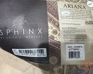 6'7" x 9'6" Ariana Collection Area Rug
