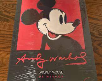 1995 ANDY WARHOL Disney Mickey Mouse Print Book