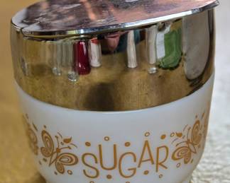 Corning Sugar jar