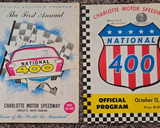 1960s Nascar programs 