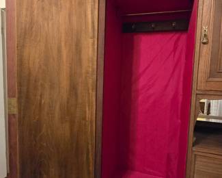 Inside armoire