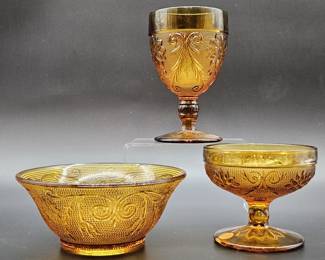 (3) Vintage Tiara Sandwich Glass by Indiana Glass
