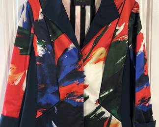 Lafayette 148 Paint Splatter Blazer, Size 10