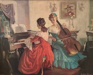 The Recital After Original by Frederic Mizen