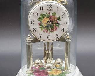Old Country Roses Domed Anniversary Clock