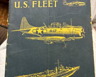 WWII Reference Book – 1940s
“The Ships and Aircraft of the U.S. Fleet”
Fahey’s Second War Edition – pocket guide used during WWII to identify U.S. Navy ships and aircraft.
