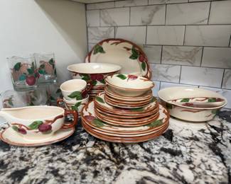Franciscan Apple Dish Set