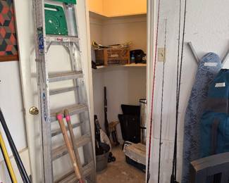 Ladder, Fishing Poles 