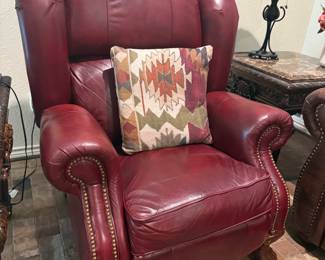 Leather Recliner (pair available)