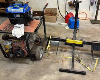 Generator, lawnmower lift