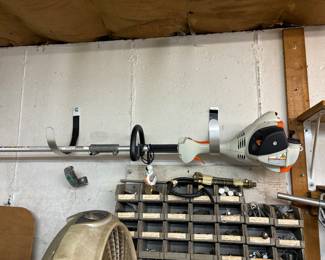 Stihl Weed wacker with saw blade 