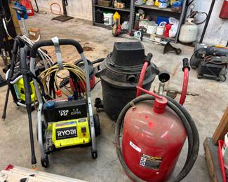 Sand blaster, power washers