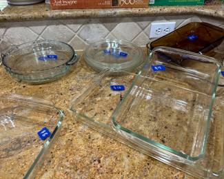 glassware, pyrex