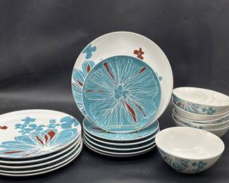 (18) IKEA
 Dinnerware 3-Piece Service for 6