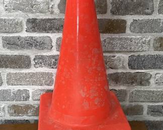 (4) Rubber Orange Cones