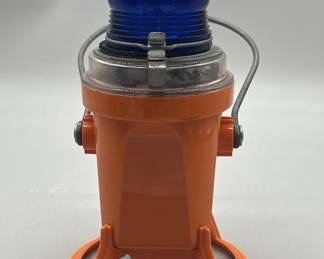 Vintage Starlite Blue Railroad Warning Light