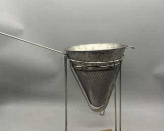 Vintage Canning Supplies: Fruit Press & Strainer