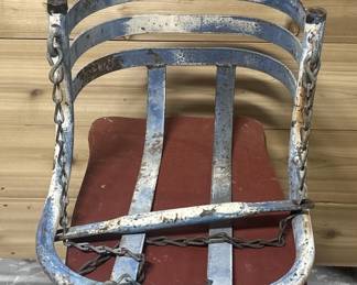 Vintage Metal Child's Swing w/ Chains