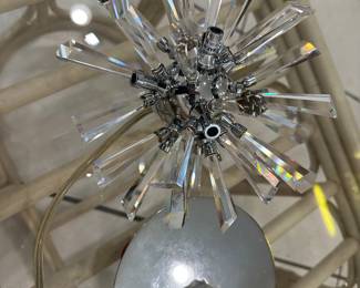 Vintage Acrylic Spud Pendant Lights - Seven